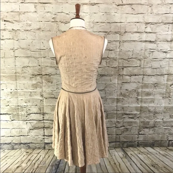 All Saints Quilted Silk Dress - Picture 4 of 6